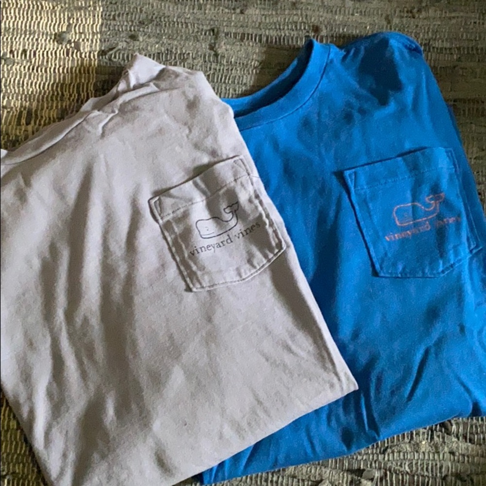 2 Kids XL Vineyard Vines long sleeve t-shirts